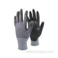 Hespax Seamless Safety PU Work Cut Resistant Gloves